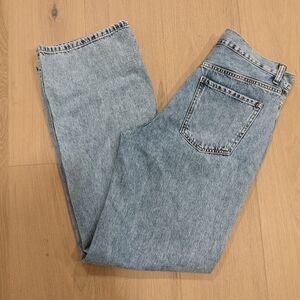 Wide leg jeans